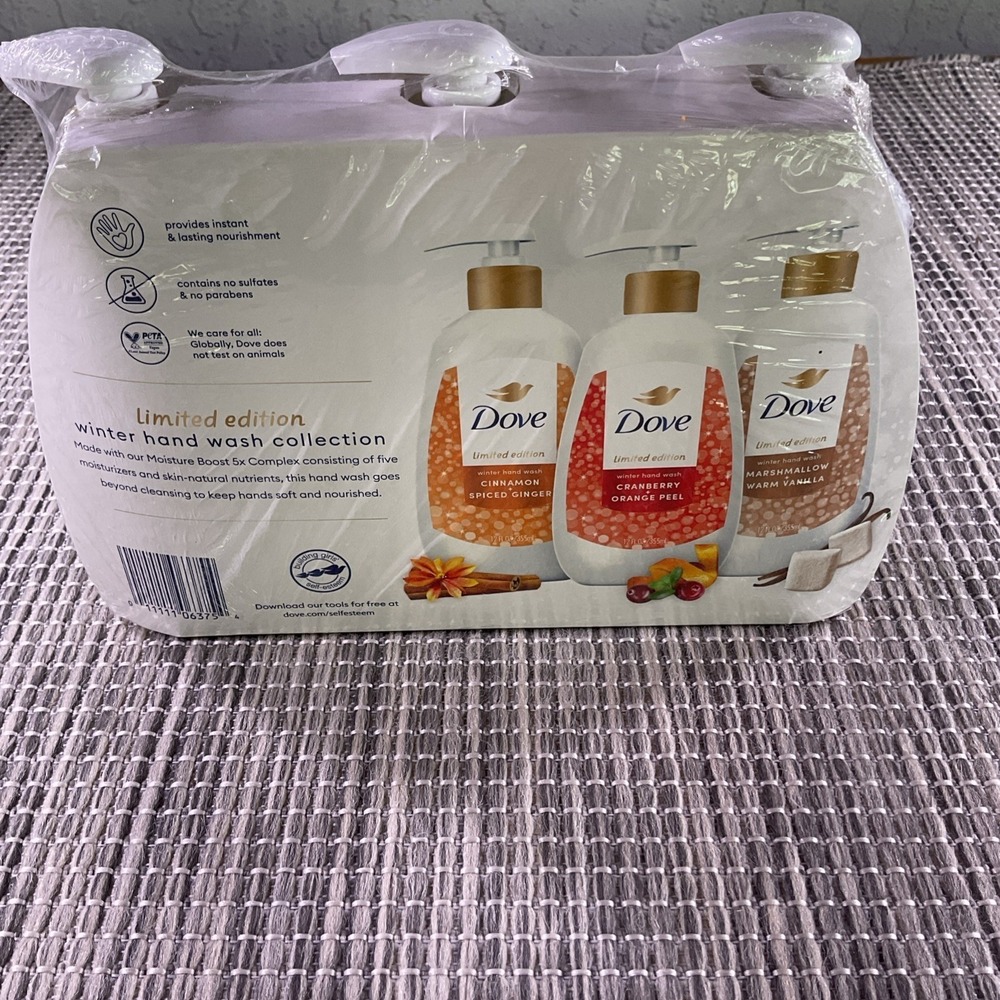 Dove Liquid Hand Wash Limited Edition Cozy Winter Scents Pack, 12 oz., 3pk. - Picture 2 of 3